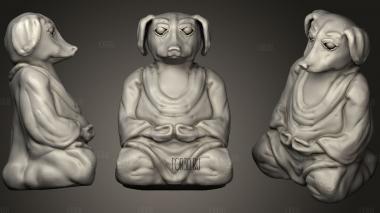 Buddha Dog stl model for CNC